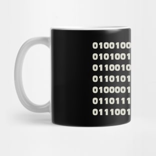 I Speak Binary Code Coder Programmer Mug